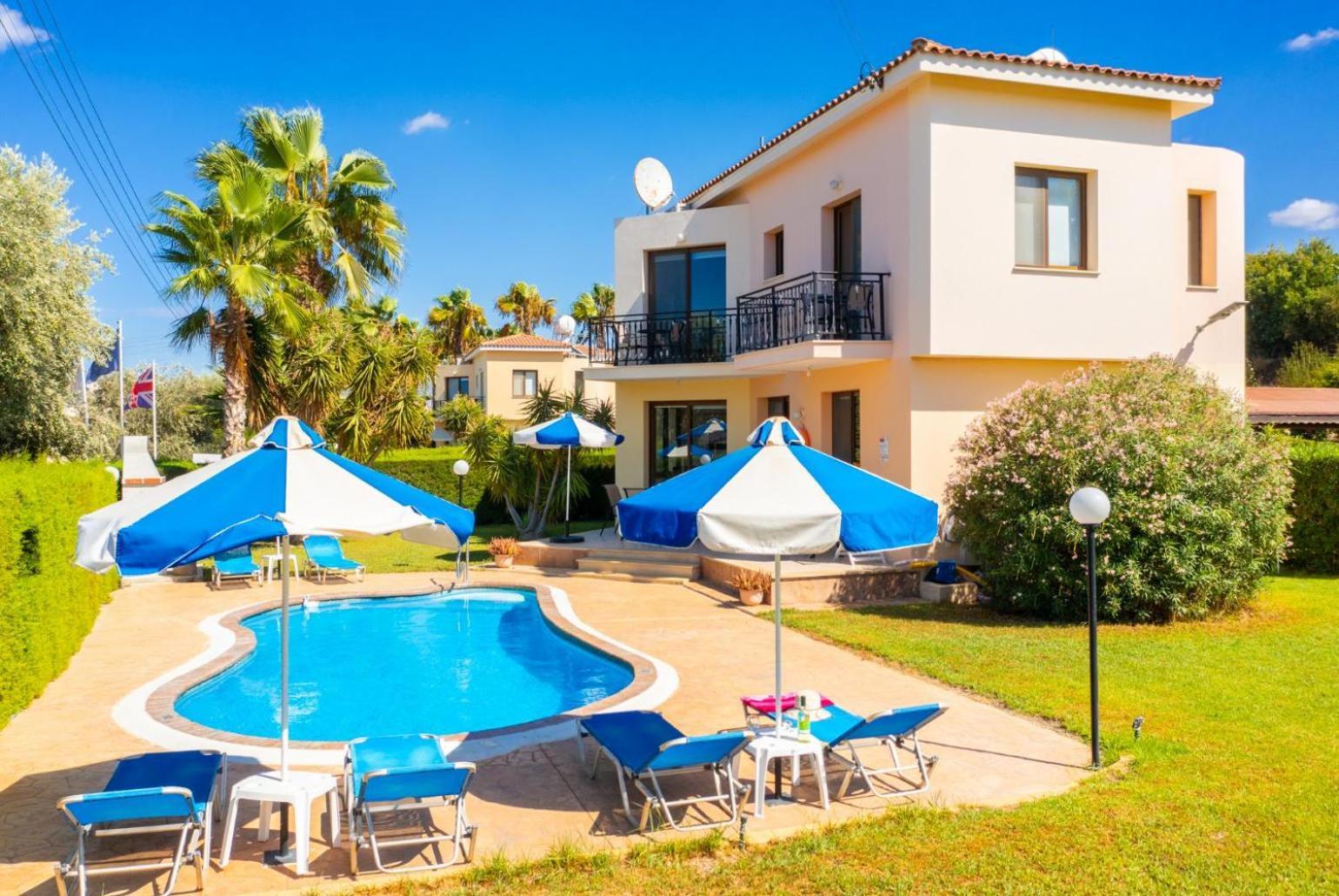 Villa Halima Georgios Полис Экстерьер фото