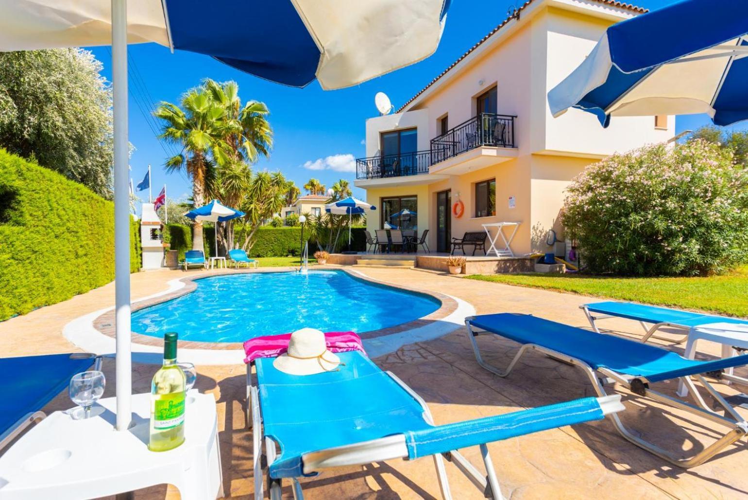 Villa Halima Georgios Полис Экстерьер фото